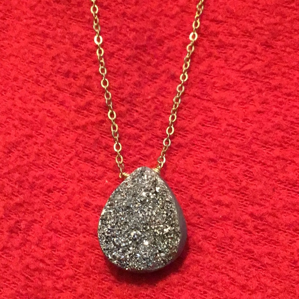 Druzy Agate Pendant